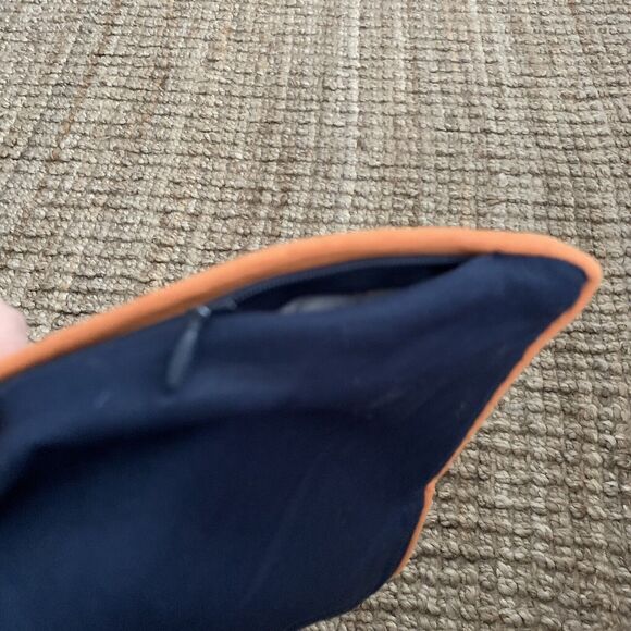 Original Penguin OWEN European Euro Pillow Sham In Navy 26 X 26 Munsingwear - Picture 5 of 6